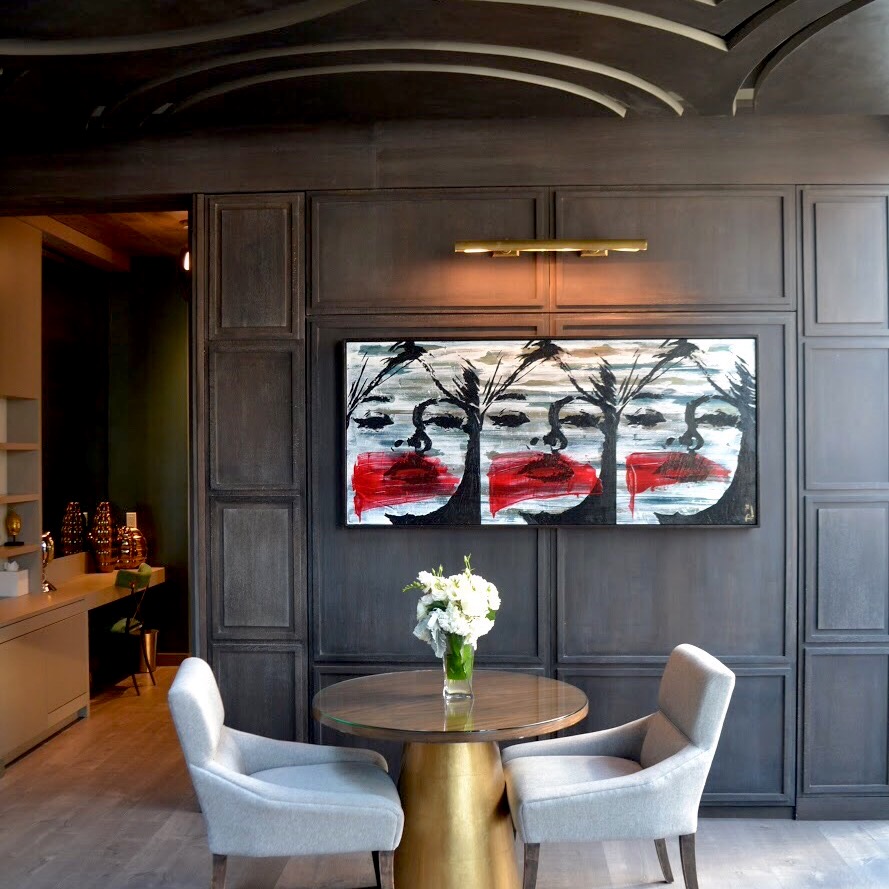 Jeremy Penn artwork installed in private collection 1