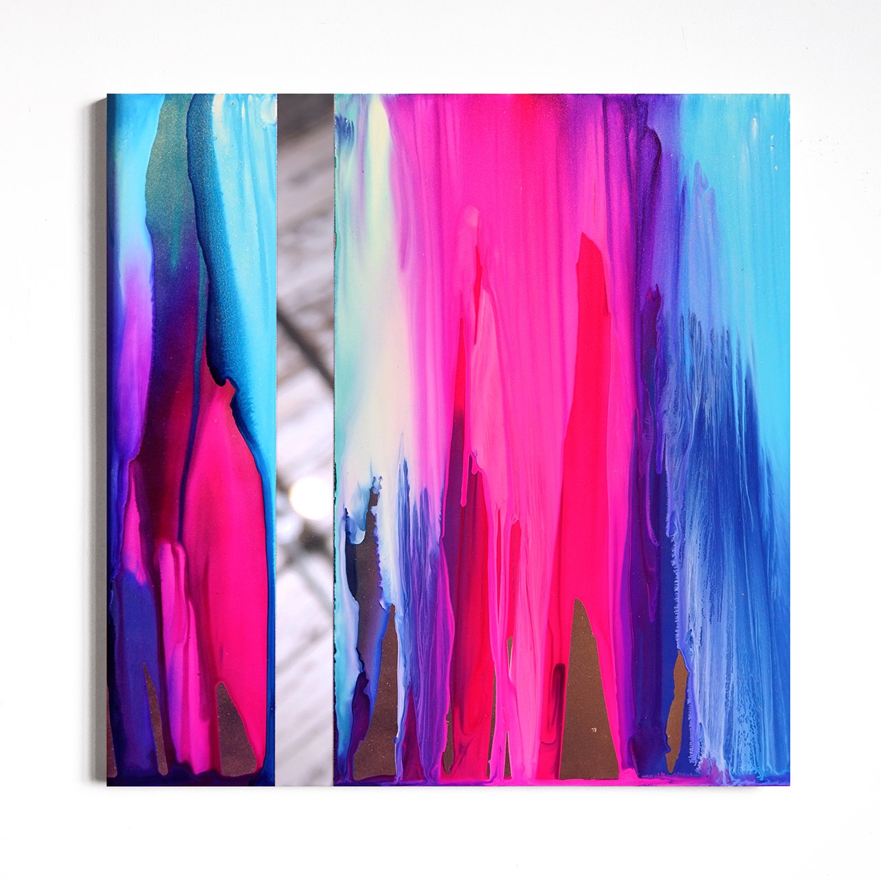 June Sunset by Jeremy Penn — Ink on polished aluminum